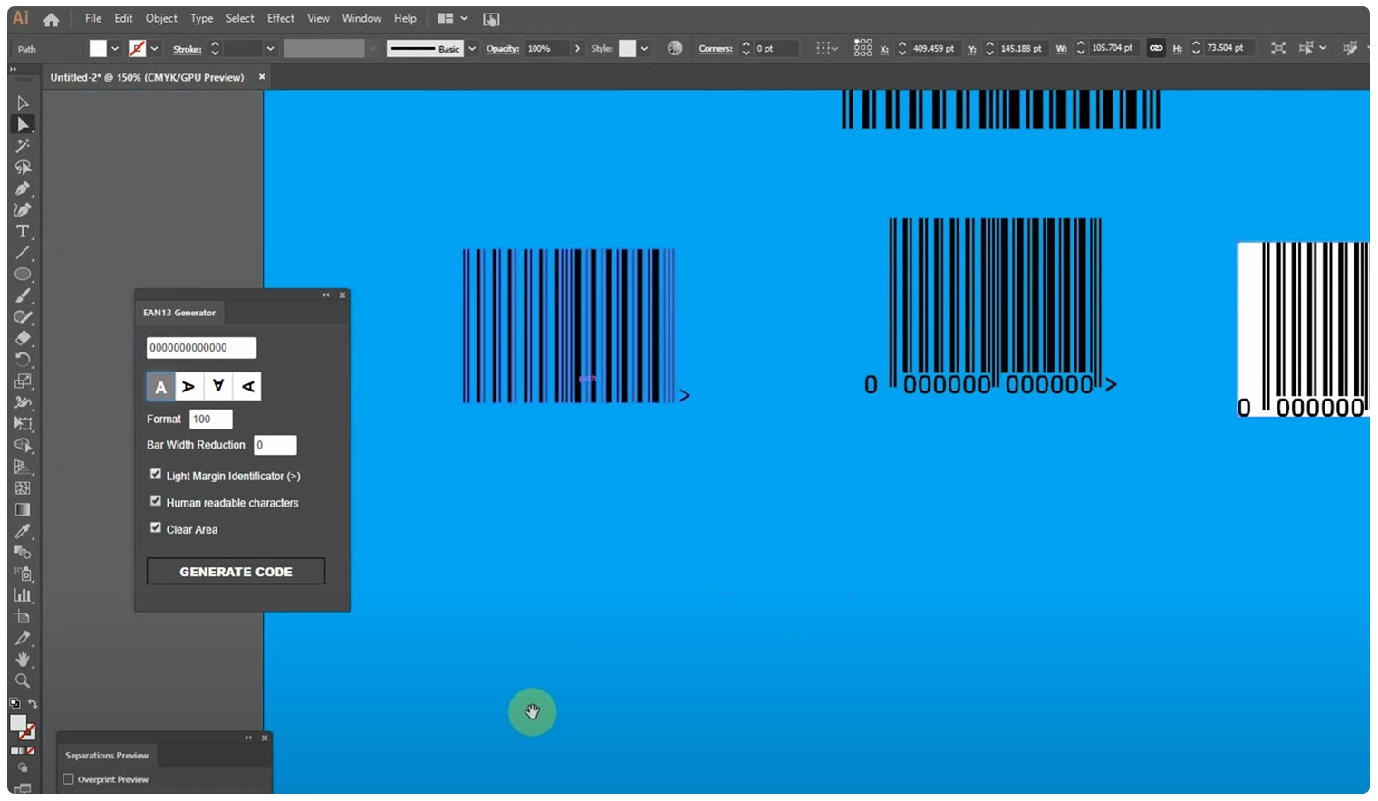 ean 13 barcode generator illustrator download